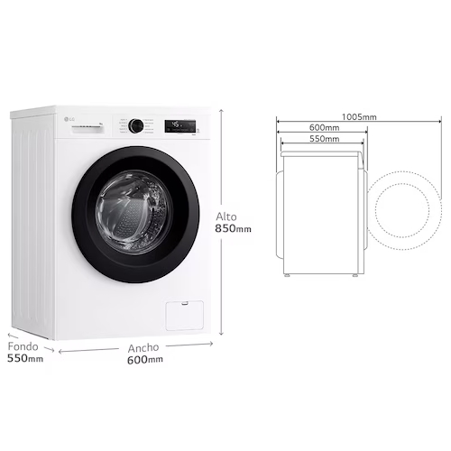 LAVADORA LG F4X1009NWK CR 9KG 1400RPM A